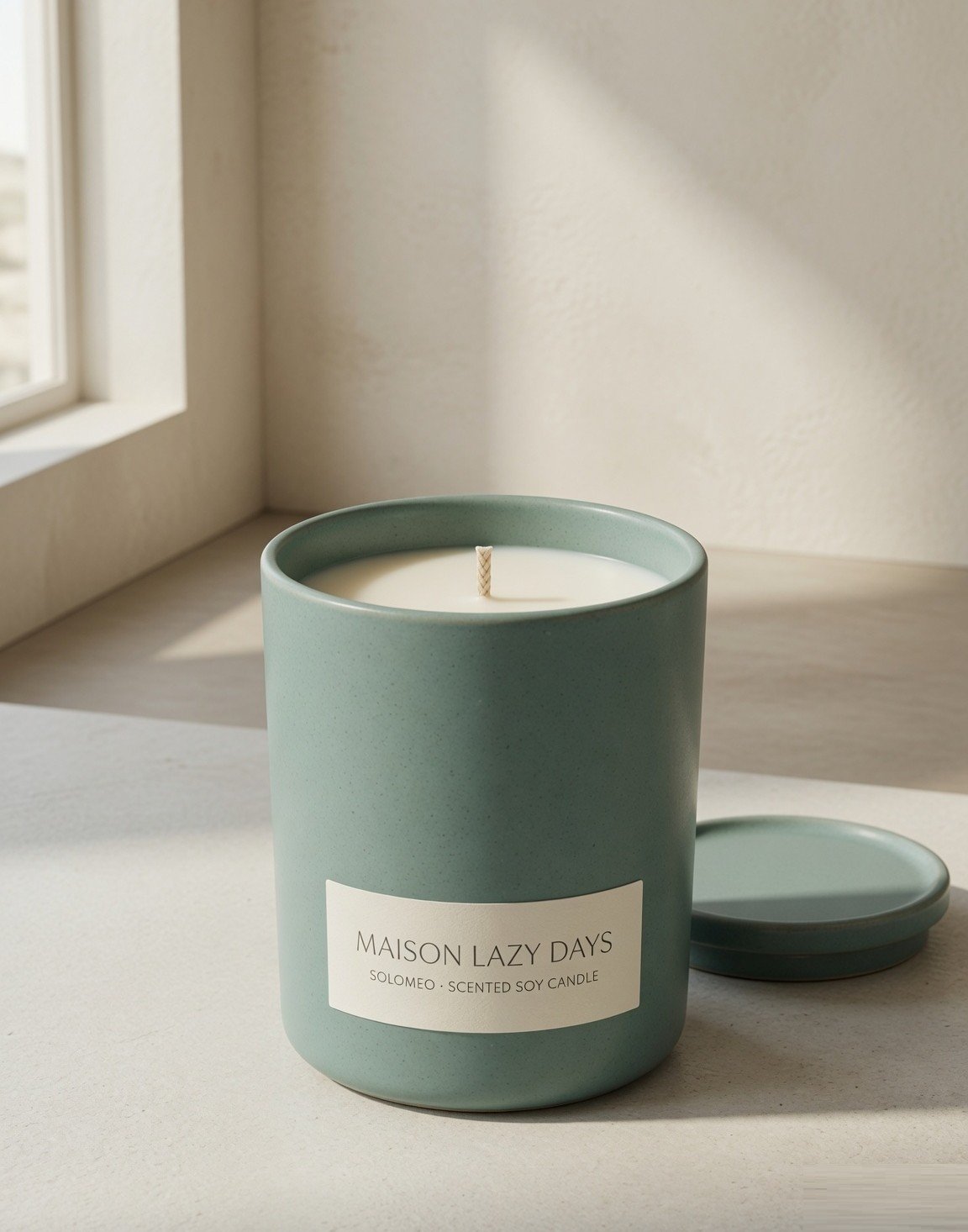 Scented soy candle — Solomeo