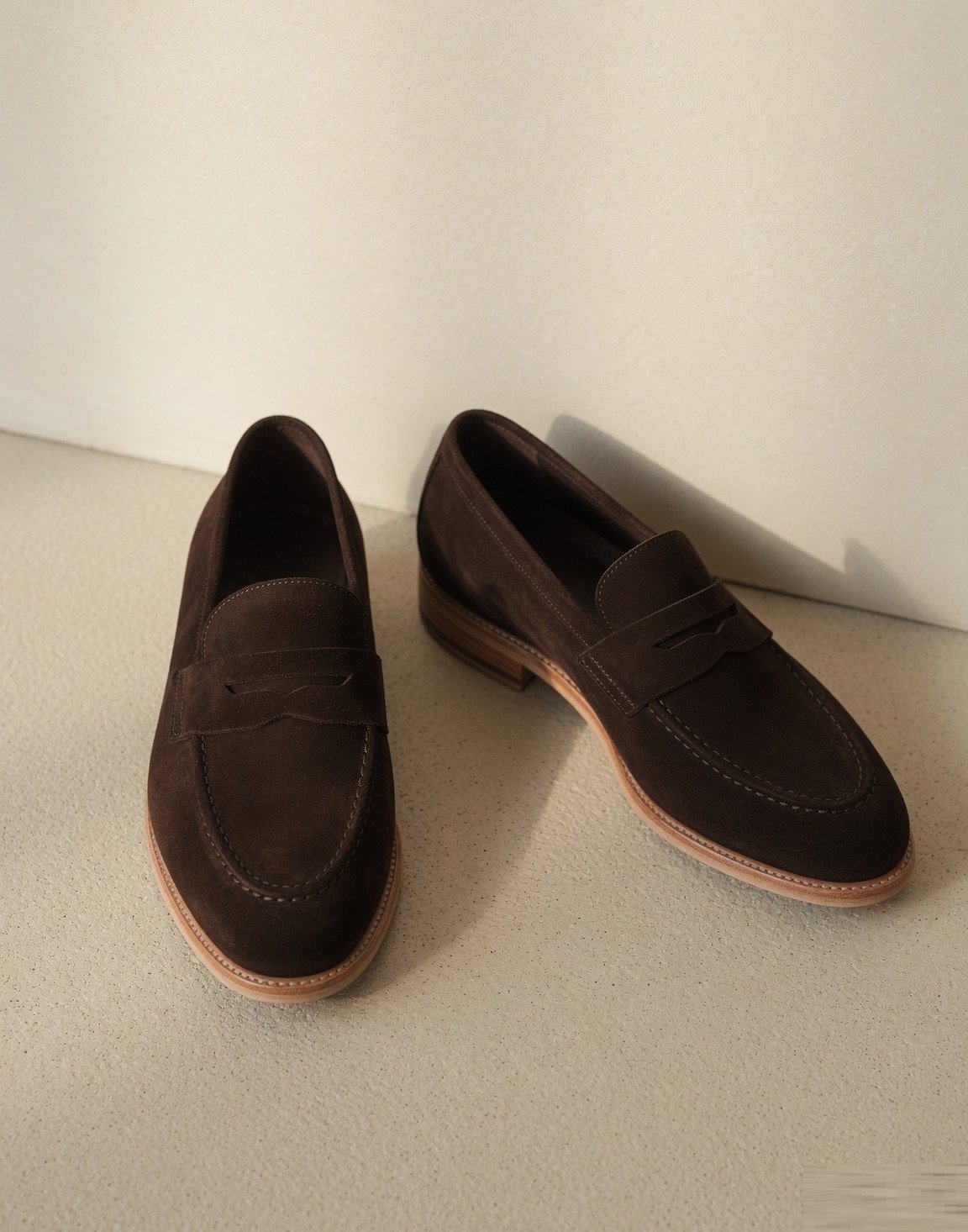 Suede loafers
